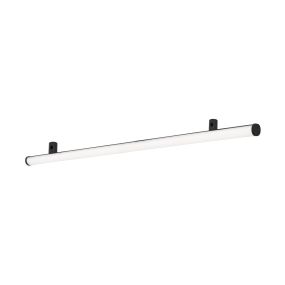 Nova Luce Rub - accessoire mural magnétique - 150 x 10 cm - 38W LED inclus - noir sable