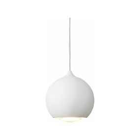 Artdelight Denver - lampe suspendue - Ø 10 x 213 cm - 7W LED dimmable inclus - blanc