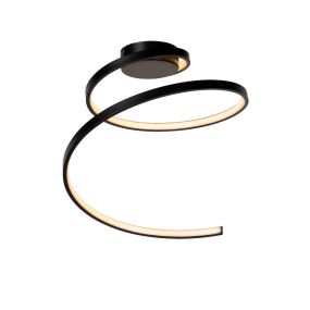 Lucide Maxence - Ø 46 x 35 cm - 24W LED inclus - 3 niveaux de gradation - noir