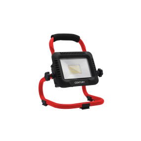 Century Italia Jolly - projecteur portable - 23 x 17,5 x 27 cm - LED 30W incluse et dimmable - IP54 - noir et rouge