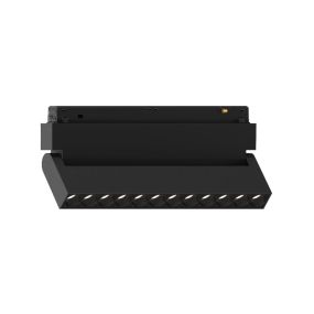 VK Lighting Eiva - système de rails magnétiques - poutre de rail inclinable - 21,9 x 2,15 x 9,9 cm - 12W LED inclus - dimmable DALI - noir