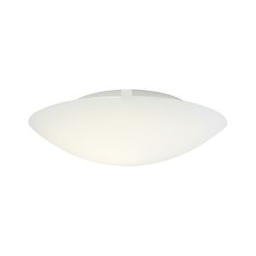 Nordlux Standard - plafonnier - Ø 25 x 7,5 cm - blanc