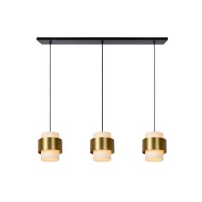 Lucide Firmin - lampe suspendue - 110 x 20 x 150 cm - or mat/laiton