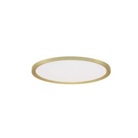 Nova Luce Aoton - plafonnier - Ø 40 x 5 cm - 35W dimmable LED inclus - or brossé