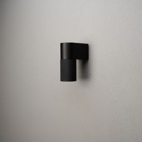 Konstsmide Temi Down - applique murale extérieure - 6,5 x 11,5 x 14,5 cm - IP54 - noir