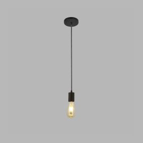 Searchlight Squiggle - lampe suspendue - 150 cm - noir mat