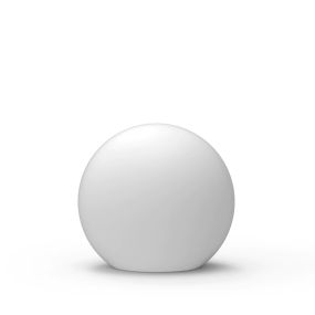 New Garden Buly 20 - lampe de table d'extérieur avec câble - Ø 20 x 14,5 x 17 cm - IP65 - blanc