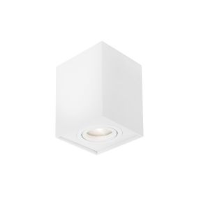 Nova Luce Rende - spot en saillie - 9,6 x 9,6 x 12,5 cm - blanc