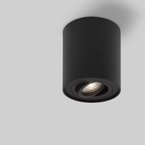 Nova Luce Gozzano - spot en saillie - Ø 9,6 x 12,5 cm - noir