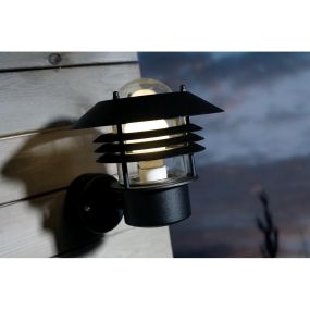 Nordlux Vejers - applique murale extérieure - 22 x 23 cm - IP54 - noir