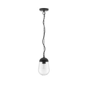 Nova Luce Omika - suspension extérieure - Ø 15 x 88,5 cm - IP54 - gris foncé