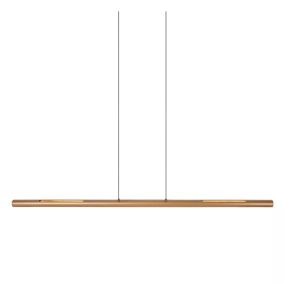 Lucide Griffith - lampe suspendue avec variateur tactile - 140 x 8 x 205,1 cm - 32W LED dimmable inclus - bronze