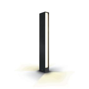 ONE Light LED Garden Path Lights - poteau de jardin - 10 x 5 x 60 cm - 2 x 6W LED inclus - IP54 - anthracite