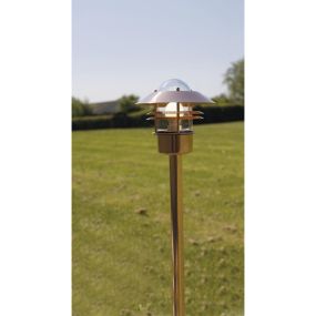 Nordlux Blokhus - lampe de jardin - Ø 22 x 92 cm - IP54 - cuivre