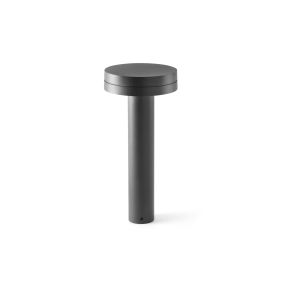 Faro Espot - lampe de jardin - Ø 16 x 35 cm - 9W LED inclus - IP65 - gris foncé
