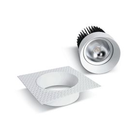 ONE Light COB Trimless LED - spot à encastrer - 150 x 150 mm, Ø 110 mm taille d'encastrement - 30W LED dimmable inclus - blanc - couleur de lumière blanche