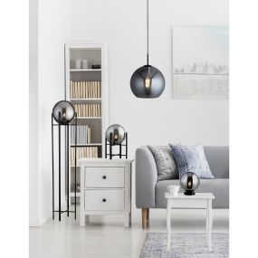 Searchlight Amsterdam - lampadaire - Ø 33 x 159 cm - noir