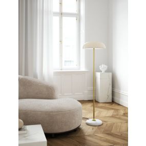 Design For The People Glossy - lampadaire - Ø 40 x 143 cm - blanc