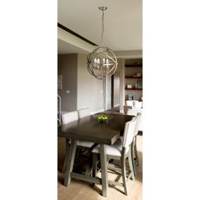 Searchlight Orbit - lustre - Ø 46 x 116 cm - laiton antique