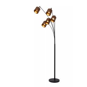 Lucide Rankos - lampadaire - 30 x 71,5 x 200 cm - brun rouille
