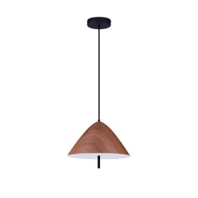 Nova Luce Oros - lampe suspendue - Ø 40 x 150 cm - 17W LED inclus - bois sablé