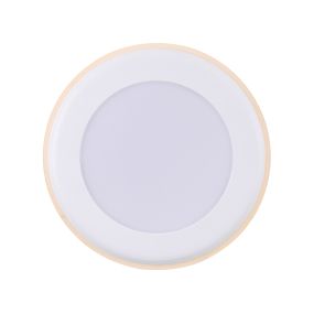 Nordlux Elkton 14 - spot encastré - Ø 145 mm, Ø 130 mm taille d'encastrement - 3 étapes fonction Moodmaker - 12W LED dimmable inclus - blanc
