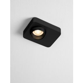Nova Luce Kedros - plafonnier - 11 x 5 x 14 cm - 9W LED inclus - noir
