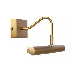 Lucide Vinz - applique murale - 36 x 19,3 x 15,7 cm - or mat