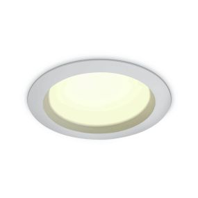 ONE Light Salle de bain Downlights - spot encastré - Ø 228 mm, Ø 210 mm encastré - 25W LED inclus - blanc - IP54 - couleur de lumière blanche