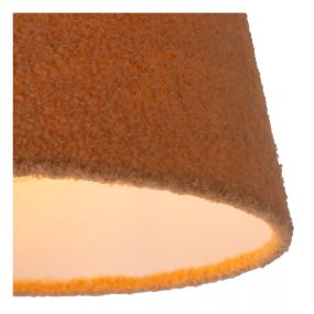 Lucide Woolly - lampe suspendue - Ø 28 x 150 cm - jaune ocre