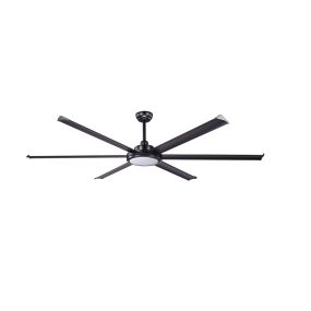 Faro Rotterdam 20 XL - ventilateur de plafond avec lumière et télécommande - Ø 200 cm - 32W LED inclus - noir mat