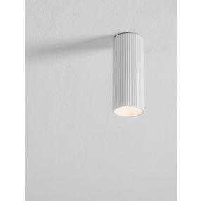 Nova Luce Comet - plafonnier - Ø 4 x 10 cm - blanc sable