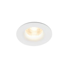 Nordlux Stake - spot encastré - Ø 88 mm, Ø 72 mm taille d'encastrement - 6,1W dimmable LED inclus - blanc