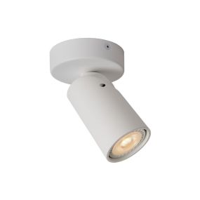 Lucide Xyrus - spot en saillie - 9 x 12,5 x 9 cm - 5W LED dimmable inclus - dim to warm - white
