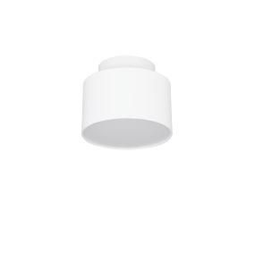 Nova Luce Ozen - plafonnier - Ø 11 x 8,8 cm - 16W LED inclus - blanc sablé