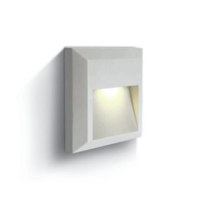 ONE Light Outdoor Dark Lights - applique murale extérieure - 12,5 x 2,7 x 12,5 cm - 2W LED inclus - IP65 - anthracite