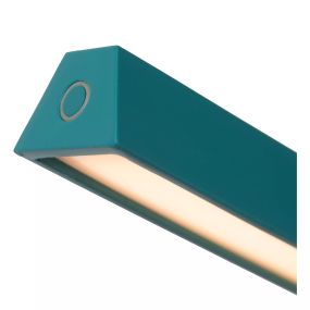 Lucide Lavale - lampadaire - 54,8 x 20 x 137,9 cm - 3W LED avec fonction dimming inclus - turquoise