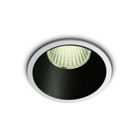ONE Light COB Dark Light Range - spot à encastrer - Ø 73 mm, Ø 67 mm encastré - 12W LED dimmable inclus - blanc - couleur de lumière blanche