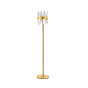 Nova Luce Crown - lampadaire - Ø 25 x 150 cm - or satiné
