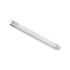 Faro Kiva 1200 - applique murale - 120 x 6,8 x 6,7 cm - 18W LED inclus - IP44 - chromé