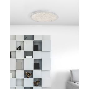 Nova Luce Wing - plafonnier - Ø 53 x 9 cm - 40W LED inclus - blanc