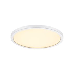 Nordlux Oja - plafonnier - Ø 24,4 x 2,3 cm - 15W LED inclus - blanc