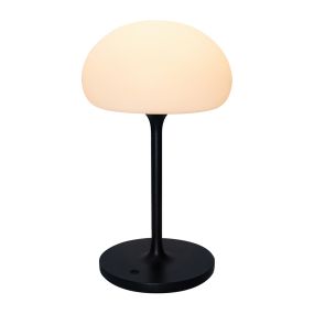 Nordlux Sponge On A Stick - lampe de table d'extérieur avec batterie - Ø 20 x 35 cm - IP44 - noir