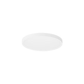 Nova Luce Dixie CCT - plafonnier - Ø 30 x 2,5 cm - 24W LED inclus - blanc sable