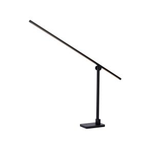 Lucide Agena - lampe de bureau à commande sans contact - 45,5 x 20 x 106 cm - 12W LED dimmable inclus - noir