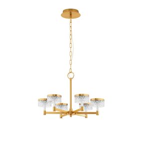 Nova Luce Bion - lampe suspendue - Ø 70,7 x 120 cm - 38W LED inclus - laiton doré