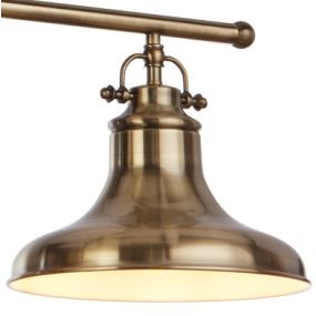 Searchlight Dallas - lampe suspendue - 96 x 150 cm - laiton antique