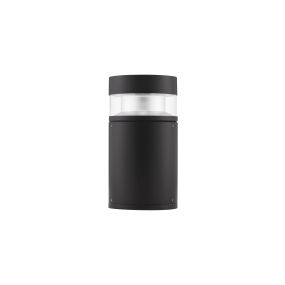 Nova Luce Tala - lampe de jardin - Ø 13,4 x 25 cm - 12W LED inclus - IP54 - anthracite foncé