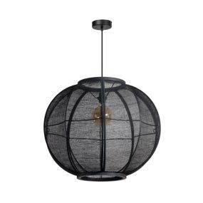 ETH Fabric – suspension – Ø 68 x 368 cm – noir