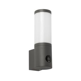 Faro Orwell Wifi - applique murale avec connexion wifi et caméra - 9 x 12,7 x 30 cm - 4-13W LED inclus dimmable - IP54 - gris foncé